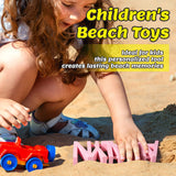 Juguetes de arena con nombre personalizado, herramientas de playa impresas en 3D con nombre personalizado, juguetes de playa de verano al aire libre, regalos de cumpleaños para niños pequeños, adultos, familia, nietos, nietas