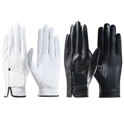Personalized Golf Gloves Custom Leather Golf Gloves with Name Left Hand Glove for the Right Handed Golfer for Golf Tours and Daily Use Gifts for Golfer Dad Husband Boyfriend Golf Coach Unisex