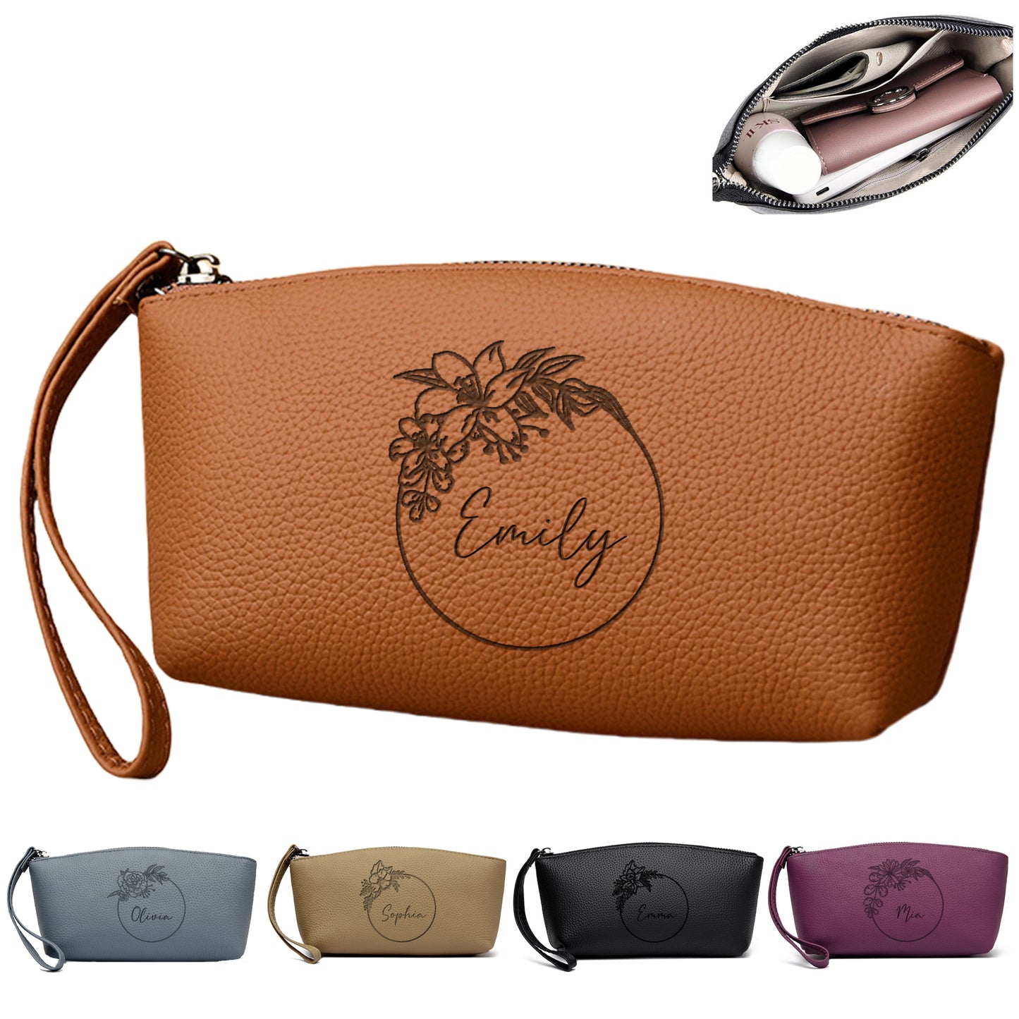 Personalized Cosmetic Bag for Women