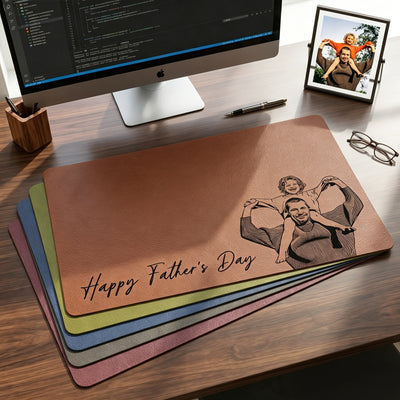 Alfombrilla de escritorio con foto personalizada para papá