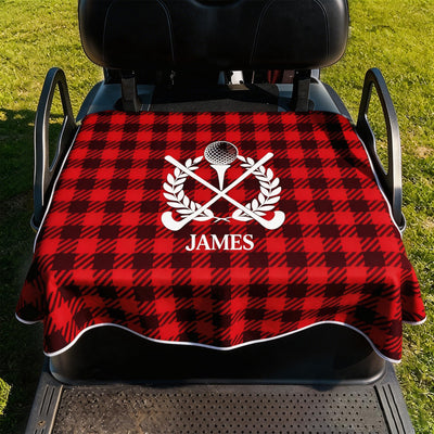 Funda personalizada para asiento de carrito de golf con nombre, inicial o logotipo