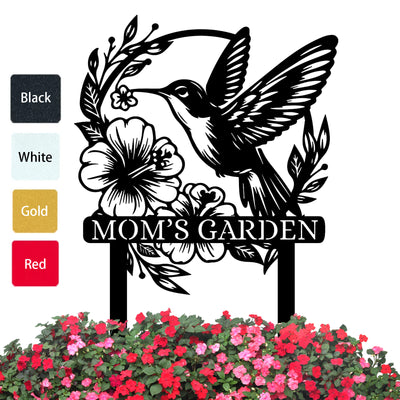 Decoración Personalizada de Jardín Letrero Metálico