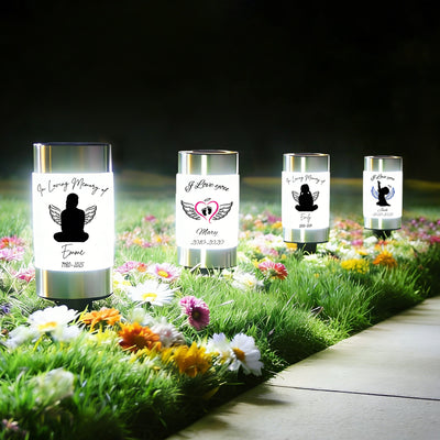 Luces solares personalizadas para cementerios