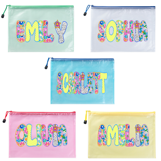 Personalized Beach Bag with Artistic Name