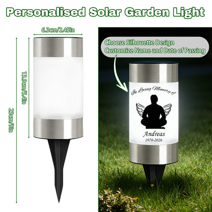 Personalized Solar Lights for Cemetery