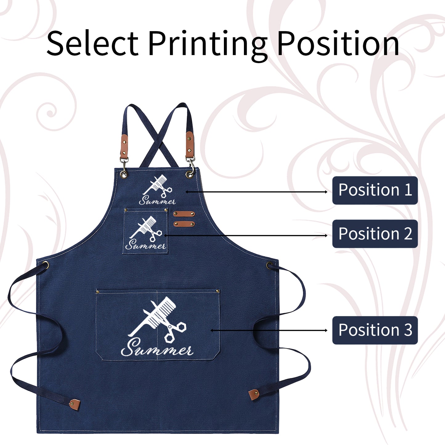 Unisex Custom Canvas Apron