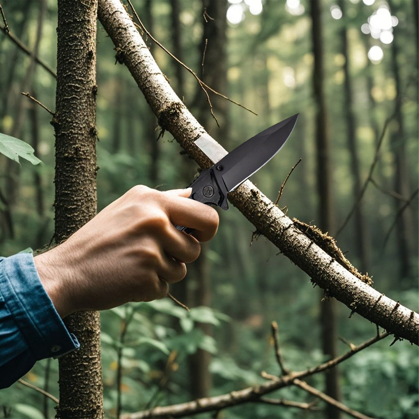 Custom Engraved Wood Handle Pocket Knife