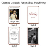 Personalized Matchbooks Bulk Custom Photo Matchbooks for Birthday Wedding Engagement Party Favors