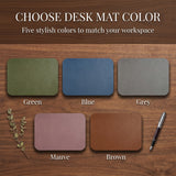 Personalized Dad Photo Desk Mat Large Mouse Pad Custom Sketch Line Art Portrait Non-Slip Waterproof PU Leather Mat Father's Day Anniversary Birthday Gifts Gifts for Husband Dad Grandpa