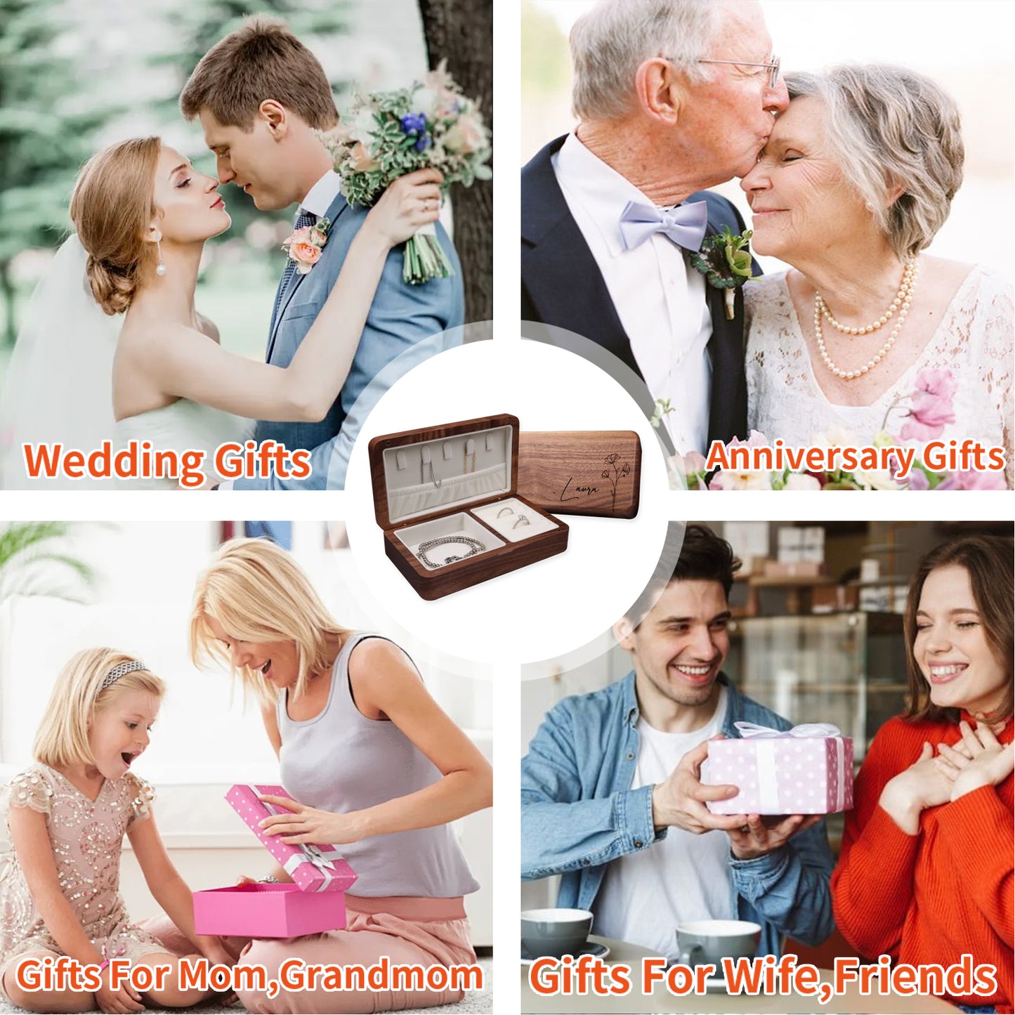 Personalized Wooden Jewelry Box