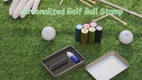 Sello Personalizado Grande para Pelotas de Golf – Logo de 20 mm con Estuche Metálico Nombre o Logo Personalizado Marcado Reutilizable de Pelotas de Golf Accesorios de Golf para Hombre Regalos para Amantes del Golf Golfistas Papá Esposo